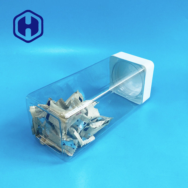 1140ml τετραγωνικός πλαστικός βάζων βαθμός τροφίμων φραγμών γλυκών βιδών τοπ με την απόδειξη διαρροών σκαφών της γραμμής