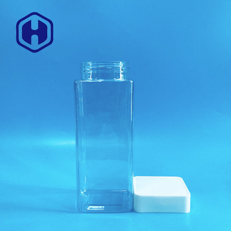 1140ml τετραγωνικός πλαστικός βάζων βαθμός τροφίμων φραγμών γλυκών βιδών τοπ με την απόδειξη διαρροών σκαφών της γραμμής