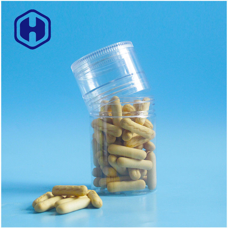 240ml πλαστικό βάζο H92mm της PET 2 βιδών καπακιών κολλών μαρμελάδας στρώματα μπισκότων φραγμών κενών