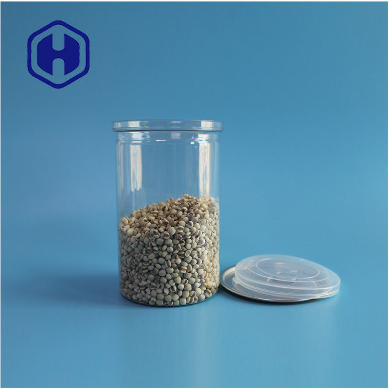 Φαγητά Καρύδια Φαγητά Ασφαλές Διαφανές Ανακυκλώσιμο Στρογγυλό PET Κουτί Τροφίμων Με Εύκολο Ανοιχτό Τέλος