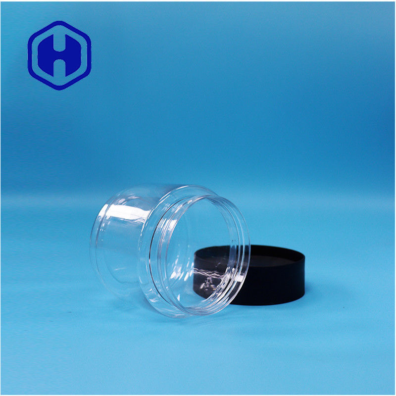 400 ml Στρογγυλό ΠΕΤ πλαστικό βάζο για τρόφιμα Πεταλούδα Μπιζέλια Λωτούς Σπόροι Σάγκο καλαμπόκι