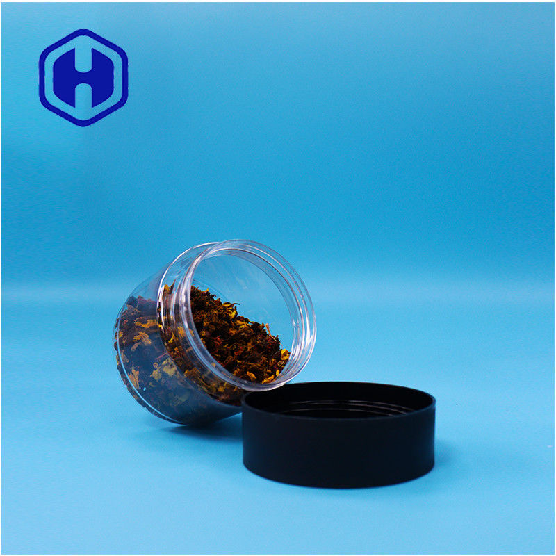 400 ml Στρογγυλό ΠΕΤ πλαστικό βάζο για τρόφιμα Πεταλούδα Μπιζέλια Λωτούς Σπόροι Σάγκο καλαμπόκι