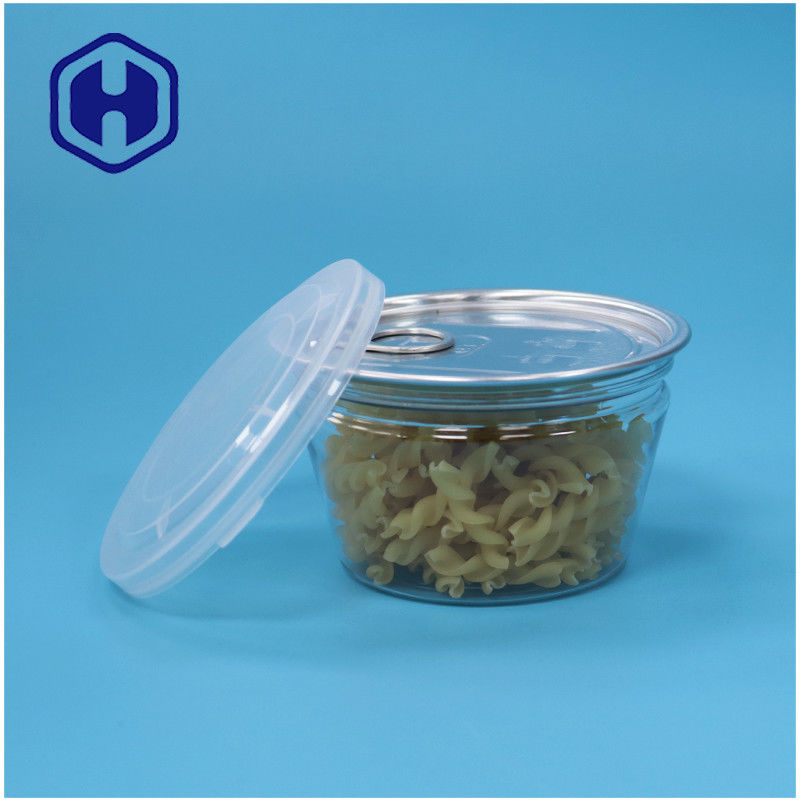 Σχήμα μικρού μεγέθους κατσαρόλας τροφίμων, εύκολο στο στοίβασμα, ανοιχτό, θαλασσινά, ψάρια, διαφανές πλαστικό κουτί PET