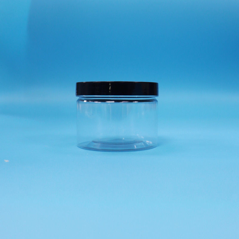 Διαυγές στρογγυλό στόμα σχήμα PET πλαστικό βάζο για μαύρο τσάι σπόρους παιχνίδι δώρο γλυκά Cooike