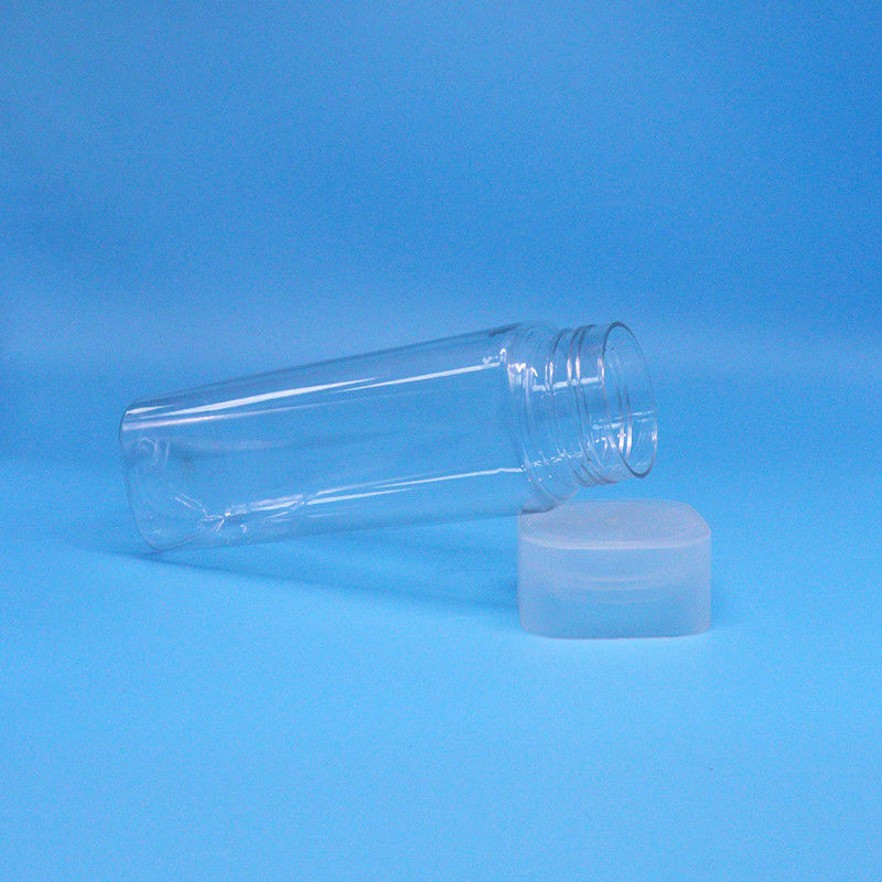 Σνακ Καραμέλες Διαφανές τετράγωνο ευρύ στόμα Τροφική ποιότητα PET πλαστικές φιάλες