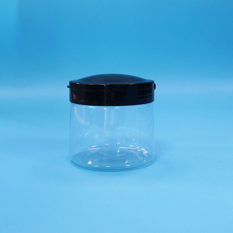 Τροφική ποιότητα Διαφανές μικροσκοπικό στρογγυλό πλαστικό δοχείο αποθήκευσης τροφίμων πλαστικό καπάκι με βίδα