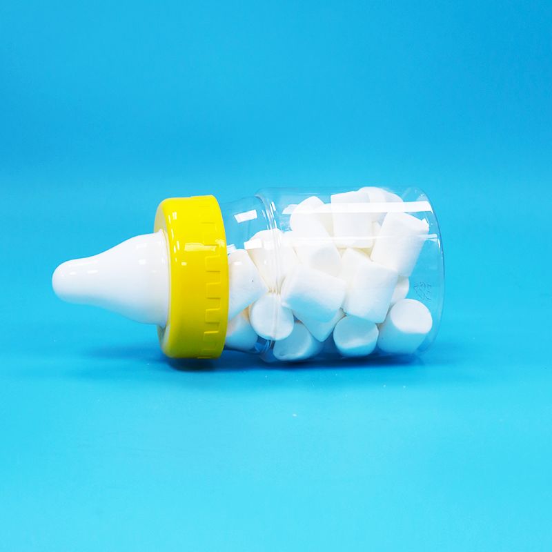 Τροφική ποιότητα Διαφανές PET πλαστικό σφραγισμένο βάζο καπάκι βίδας για τρόφιμα γλυκά μπισκότα