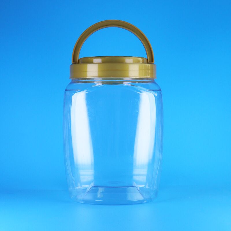 Τετράγωνο σχήμα Κεφτέρι Κεφτέρι Διαυγές πλαστικό PET μπισκότα Σκουρέλια ξηρών φρούτων Νουντλς Γάζες αποθήκευσης