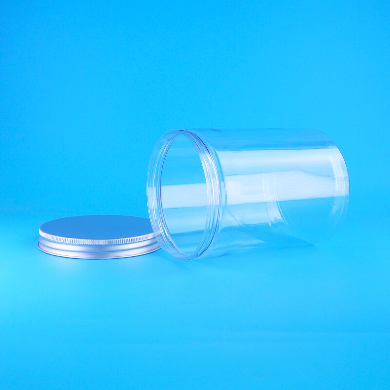 Πλατύ στόμα Κόκκινο χριστουγεννιάτικο ελαιόλαδο ποπκόρν Στρογγυλό Διαυγές PET Γυαλί Τροφίμων Στρογγυλοπίναυρο καπάκι