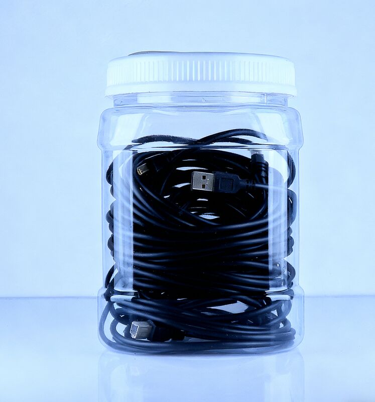 Καλά Σφραγισμένο Πλαστικό PET Τετράγωνο Σχήμα Διαφανές Βάζο Γέμιση Κινέζικου Γιαμ Κέικ Μπισκότου Βιδωτό Καπάκι