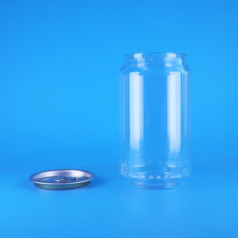 330 ml Εύκολο ανοιχτό καπάκι Διαφανές πλαστικό δοχείο PET τροφίμων για καφέ