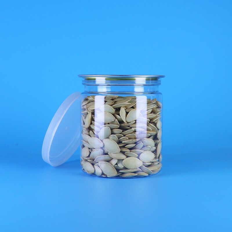 Αερόστεγοι 250 ml PET Εύκολο ανοιχτό κάλυμμα πλαστικό ροδάκινα μπορεί χοιρομέρι μπιζέλια λύσεις συσκευασίας τροφίμων