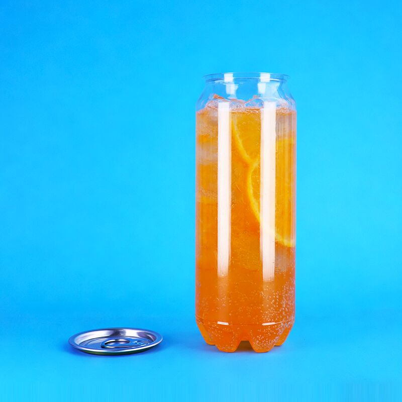 Πλαστική κονσέρβα PET με εύκολα ανοιχτό καπάκι 500 ml, ανθεκτική σε διαρροές για ανθρακούχα ποτά και αλκοολούχα ποτά