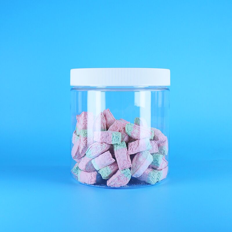 Διαφανές PET Φαγιολογικά ασφαλή πλαστικά δοχεία για γλυκά Καραμέλες Σιτηρά σοκολάτες Αξιόπιστη συσκευασία