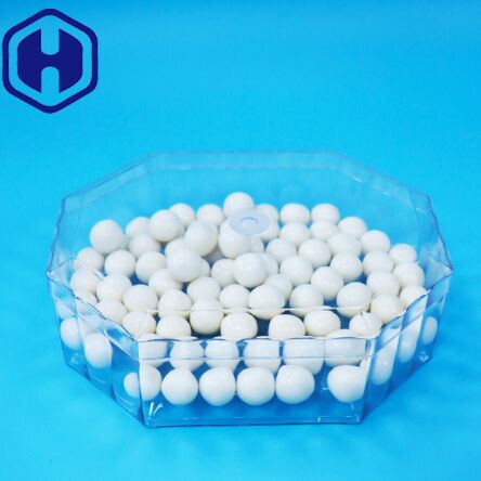 Άδειο Πλαστικό Οκταγωνικό Κουτί Συσκευασίας για Αποξηραμένα Φρούτα, Γλυκά, Ξηρούς Καρπούς, Μπισκότα, Κατάλληλο για Τρόφιμα