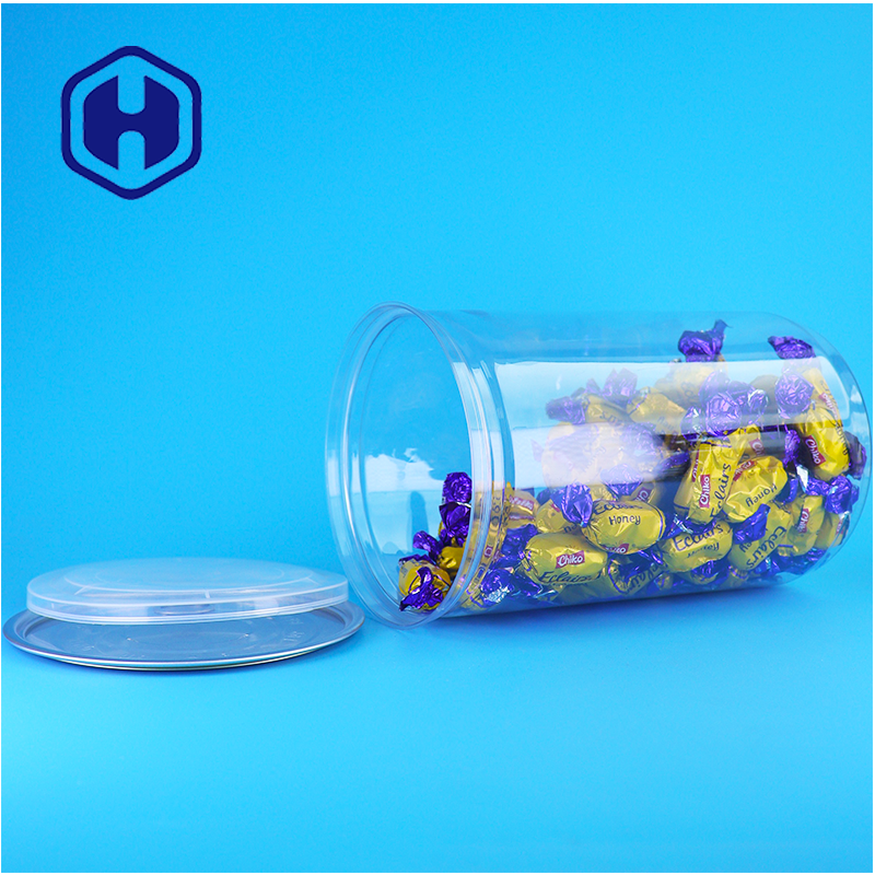 Σίριαλ Pet Treats Mixed Nuts Bpa Free Clear Plastic PET Can With Aluminum Lid For