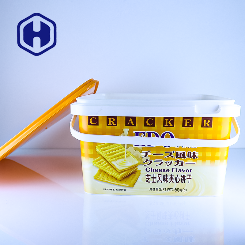 IML Technology Custom Food Plastic Container Quality Control Πλεονεκτήματα για συσκευασίες καραμέλες μπισκότων