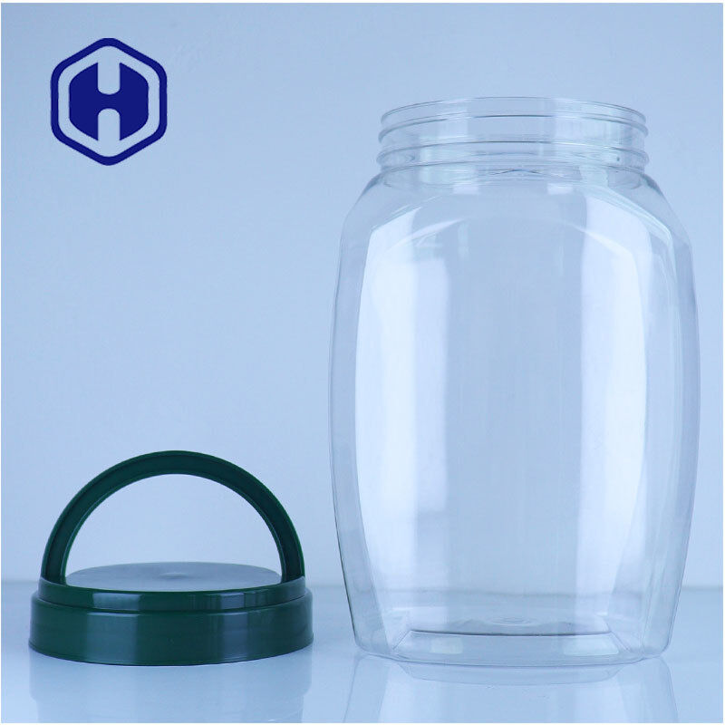 Clear PET Protein Powder Nutrition Products Plastic Jar Manufacturer With Screw Lids