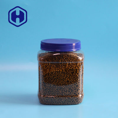 Μπισκότων καρυδιών σοκολάτας ευρύ στόμα τετραγωνικό 1930ml 65oz βάζων συσκευασίας πλαστικό