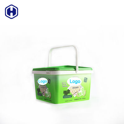 Ανθεκτικά IML πλαστικά δοχεία Πολυμερή δοχεία διατήρησης τροφίμων