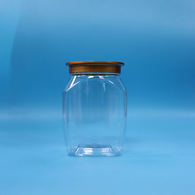 Καλή ποιότητα Τροφή για μωρά Διαφανές πλαστικό PET Αποθήκευση τροφίμων Γλυκά μπισκότα Γάζα Σφραγίδα Καπάκι