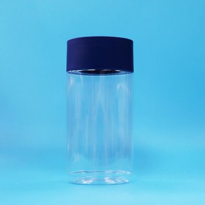 Διαφανές πλαστικό PET σε σχήμα οβάλ για μπισκότα, ξηρούς καρπούς και καραμέλες, με καπάκι ασφαλείας και χωρίς BPA