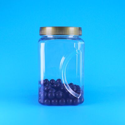 Διαφανές καφέ καπάκι PET Πλαστικό Τρόφιμας Βαθμού Γλειφιτζούρι Badam Αποξηραμένο Jackfruit Βάζο