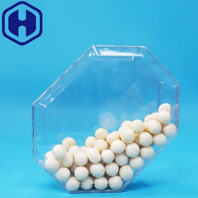 Άδειο Πλαστικό Οκταγωνικό Κουτί Συσκευασίας για Αποξηραμένα Φρούτα, Γλυκά, Ξηρούς Καρπούς, Μπισκότα, Κατάλληλο για Τρόφιμα