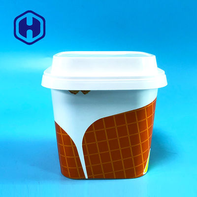 22oz IML Tubs για κατεψυγμένα κακάο καρύδια παγωτό μάνγκο καρύδια φιστίκια σίβα βούτυρο σώματος